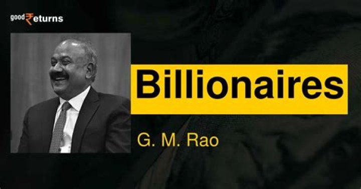 G. M. Rao Net Worth